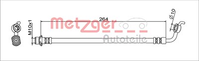 Metzger Bremsschlauch [Hersteller-Nr. 4111719] für Toyota von METZGER