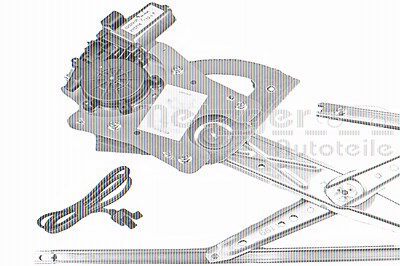 Metzger Fensterheber [Hersteller-Nr. 2160526] für Nissan von METZGER