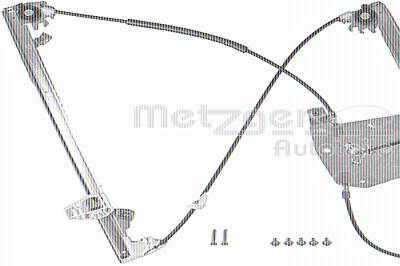 Metzger Fensterheber [Hersteller-Nr. 2160556] für Peugeot von METZGER