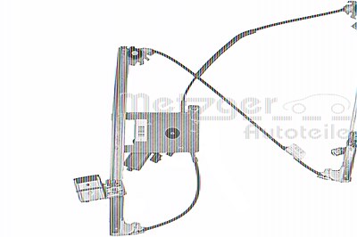 Metzger Fensterheber [Hersteller-Nr. 2160557] für Peugeot von METZGER