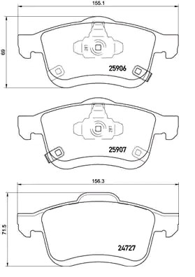 METZGER Bremsbelagsatz FIAT 1170831 77366915 Bremsbeläge,Bremsklötze,Bremssteine,Bremsbeläge & Bremsbelagsatz,Bremsklötze & Bremsbelagsatz von METZGER