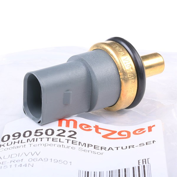 METZGER Kühlmitteltemperatursensor VW,AUDI,SKODA 0905022 1100736,A0135427817,MN980264 Kühlmittelsensor,Kühlmitteltemperatur-Sensor 99760641000 von METZGER