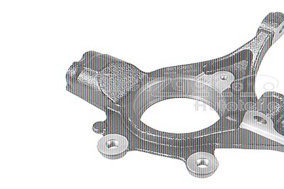 Metzger Achsschenkel, Radaufhängung [Hersteller-Nr. 58122601] für Citroën, Ds, Peugeot von METZGER