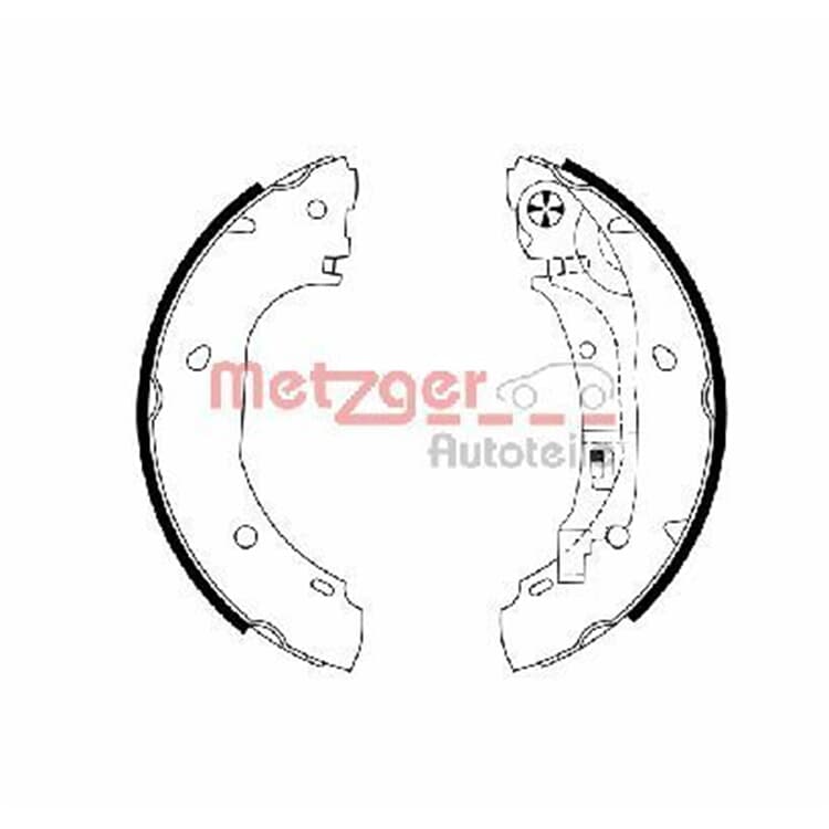 Metzger Bremsbacken hinten Citroen Jumper Fiat Ducato Peugeot Boxer von METZGER