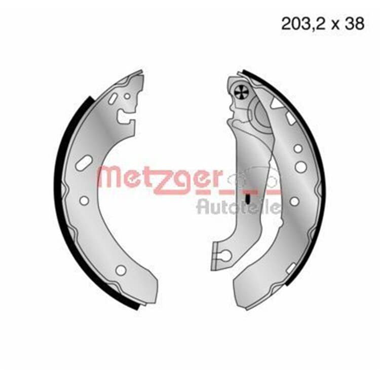 Metzger Bremsbacken hinten Ford Courier Escort von METZGER