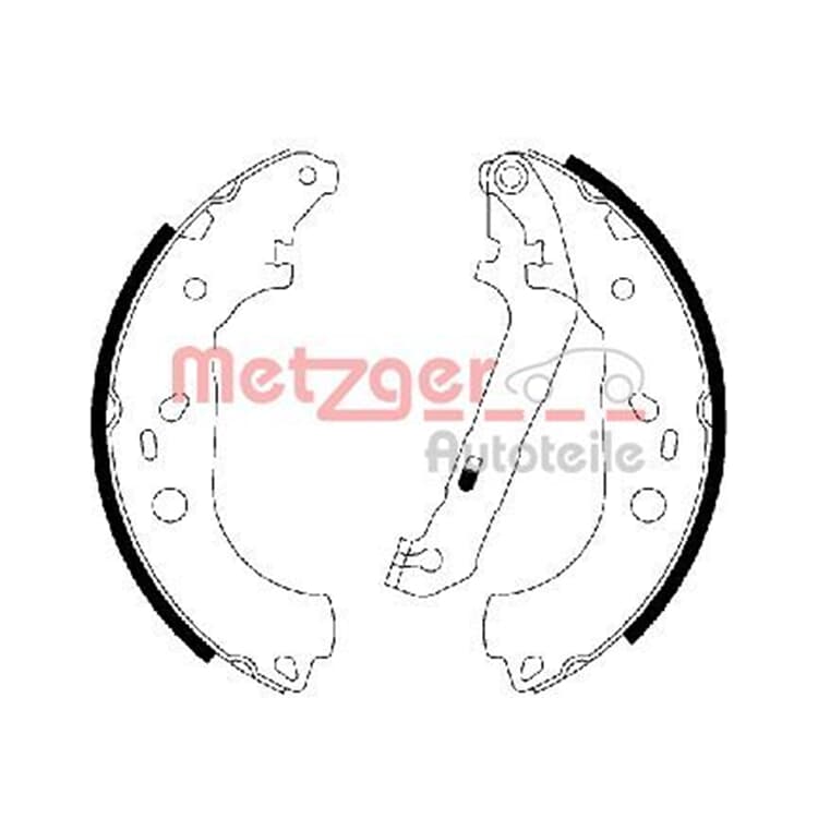 Metzger Bremsbacken hinten Ford Focus von METZGER