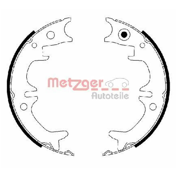 Metzger Bremsbacken hinten Toyota Avensis Camry Carina von METZGER