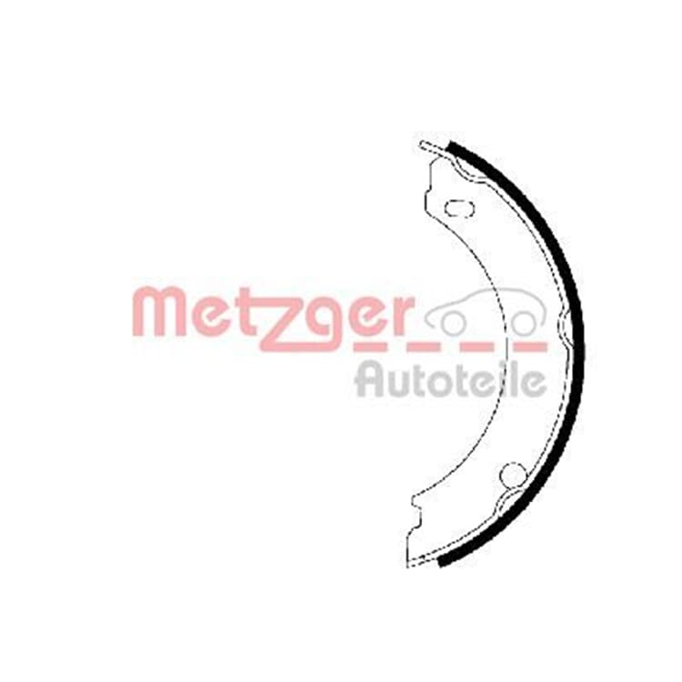 Metzger Bremsbacken hinten Volvo 740 760 940 960 S90 V90 von METZGER