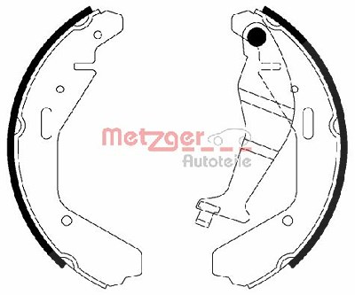 Metzger Bremsbackensatz [Hersteller-Nr. MG829] für Opel, Subaru, Suzuki von METZGER