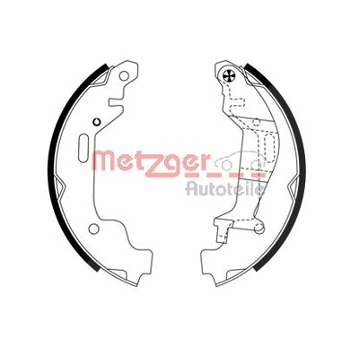 Metzger Bremsbackensatz [Hersteller-Nr. MG959] für Opel von METZGER