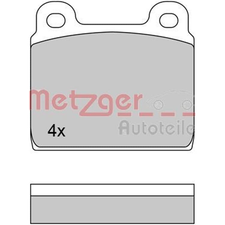 Metzger Bremsbel?ge vorne Alfa Mercedes Opel VW von METZGER