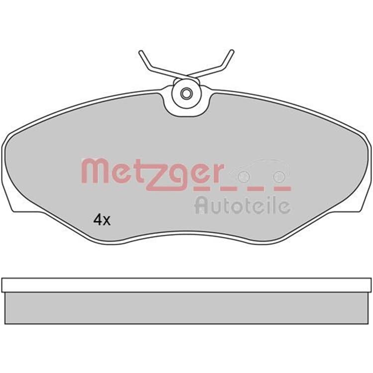 Metzger Bremsbel?ge vorne Nissan Primastar Opel Vivaro Renault Espace Trafic von METZGER