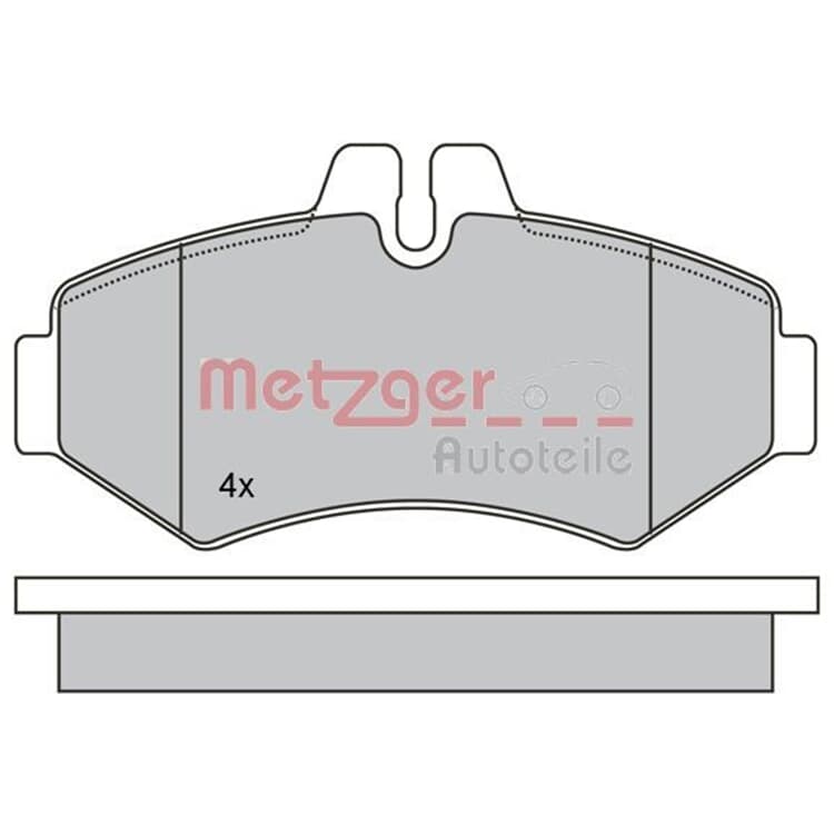 Metzger Bremsbel?ge hinten Mercedes G-Klasse Sprinter VW Lt von METZGER