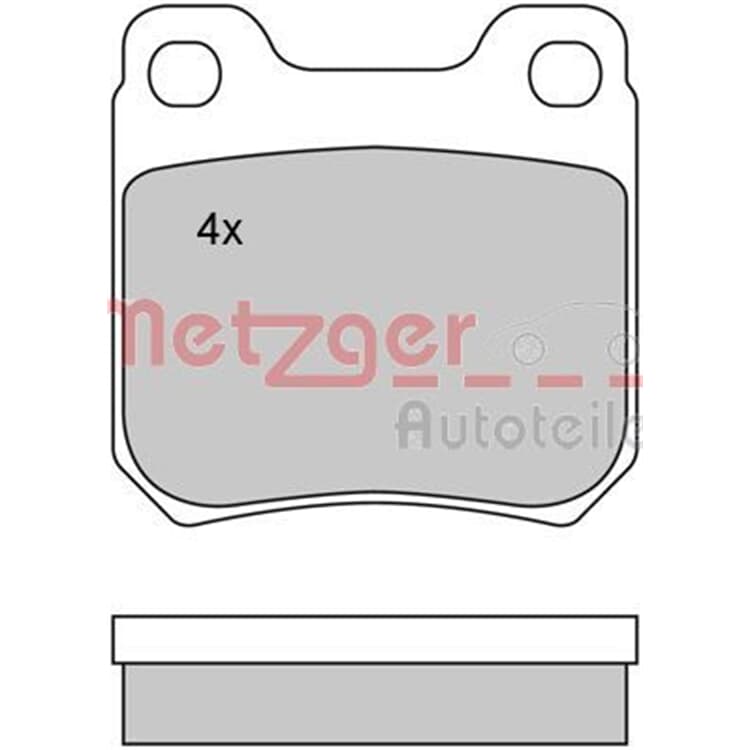 Metzger Bremsbel?ge hinten Opel Omega Senator Vectra 9-3 9-5 900 von METZGER