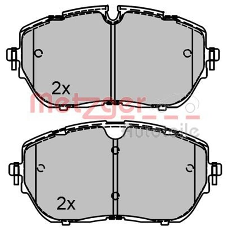 Metzger Bremsbel?ge vorne Peugeot 308 508 von METZGER