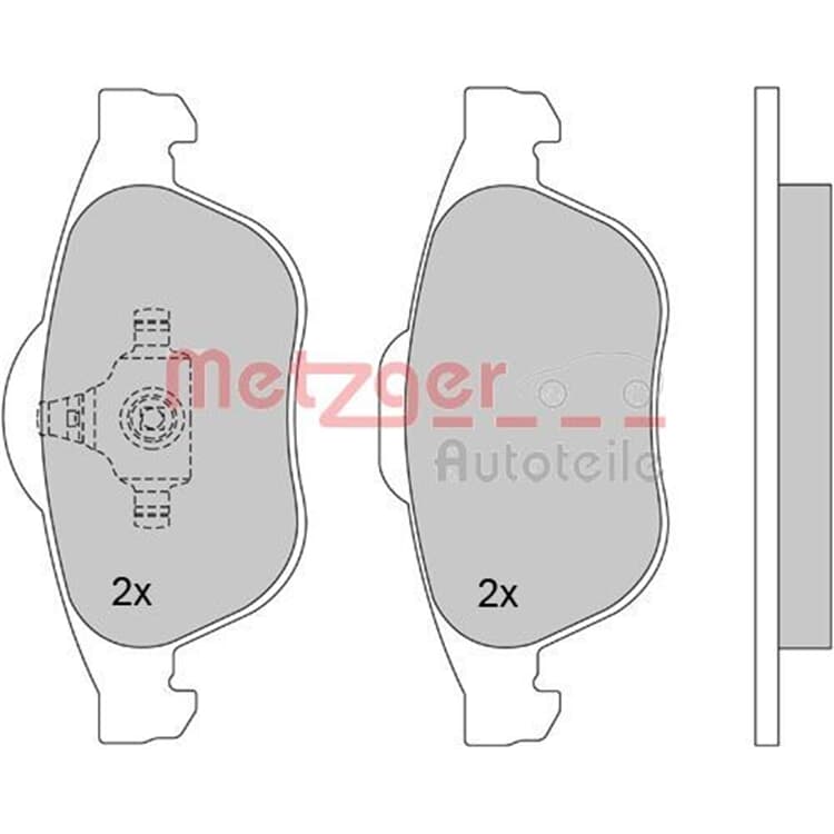Metzger Bremsbel?ge vorne Renault Espace Laguna Sc?nic Vel von METZGER