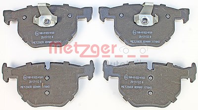 Metzger Bremsbelagsatz, Scheibenbremse [Hersteller-Nr. 1170843] für BMW von METZGER