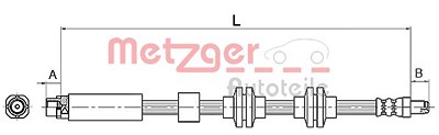 Metzger Bremsschlauch [Hersteller-Nr. 4110143] für BMW von METZGER