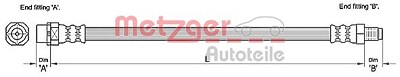 Metzger Bremsschlauch [Hersteller-Nr. 4110271] für BMW von METZGER