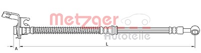 Metzger Bremsschlauch [Hersteller-Nr. 4111048] für Hyundai von METZGER