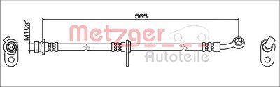 Metzger Bremsschlauch [Hersteller-Nr. 4119374] für Honda von METZGER