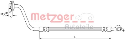 Metzger Bremsschlauch [Hersteller-Nr. 4111056] für Hyundai von METZGER