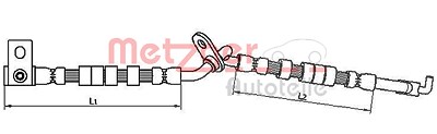 Metzger Bremsschlauch [Hersteller-Nr. 4110707] für Mazda von METZGER