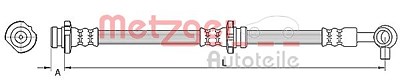 Metzger Bremsschlauch [Hersteller-Nr. 4110848] für Nissan von METZGER