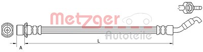 Metzger Bremsschlauch [Hersteller-Nr. 4111511] für Toyota von METZGER