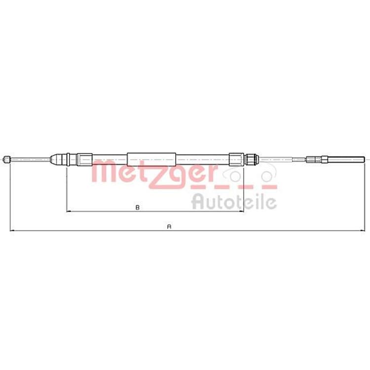 Metzger Bremsseil hinten rechts BMW E46 + Touring von METZGER