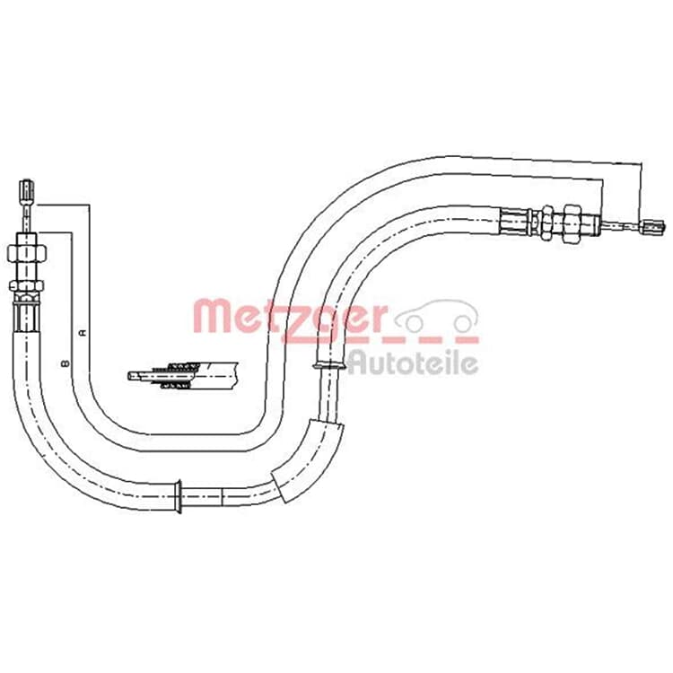 Metzger Bremsseil vorne Chrysler Voyager IV von METZGER