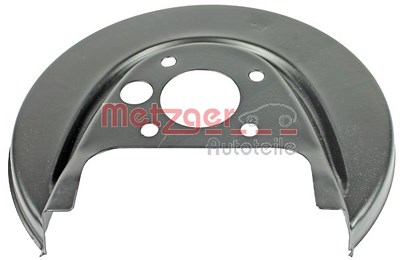 Metzger Deckblech für Bremsscheibe Hinten links [Hersteller-Nr. 6115001] für Audi, Skoda, Seat, VW von METZGER