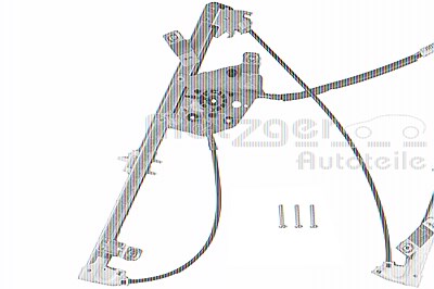 Metzger Fensterheber [Hersteller-Nr. 2160554] für Vauxhall, Opel von METZGER