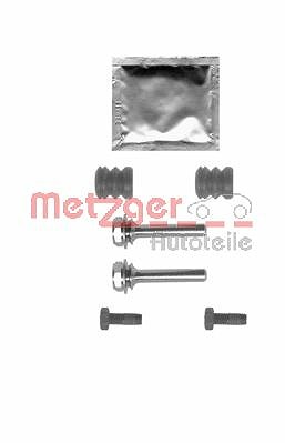 Metzger Führungshülsensatz, Bremssattel [Hersteller-Nr. 113-1301X] für Abarth, Alfa Romeo, Audi, BMW, Fiat, Ford, Lada, Lancia, Mercedes-Benz, Opel, R von METZGER