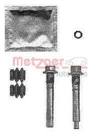 Metzger Führungshülsensatz, Bremssattel [Hersteller-Nr. 113-1423X] für Citroën, Mitsubishi, Peugeot von METZGER