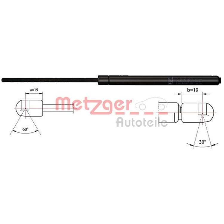 Metzger Gasfeder f?r Kofferraum Opel Signum von METZGER