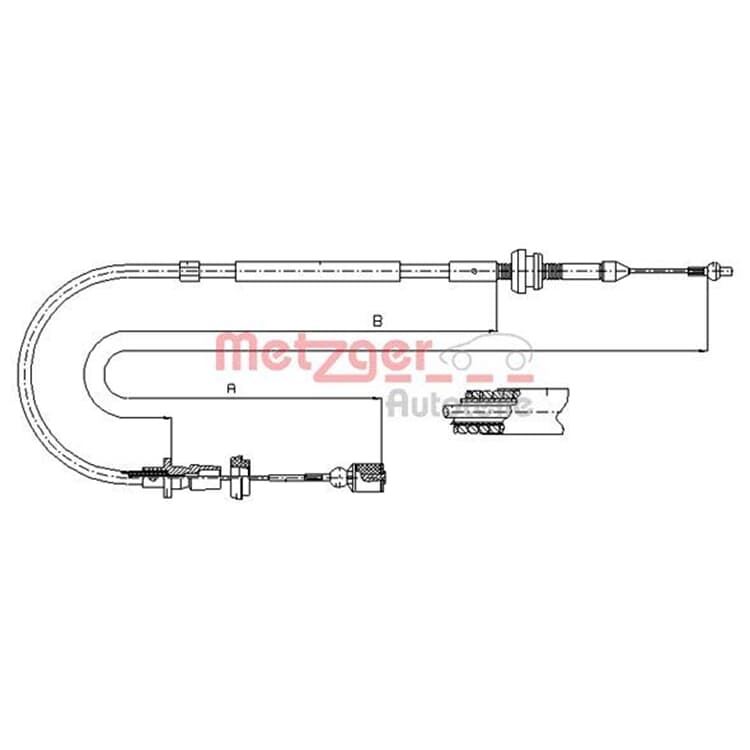 Metzger Gaszug VW Golf 3 4 Vento von METZGER