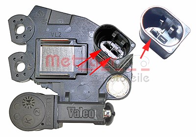 Metzger Generatorregler [Hersteller-Nr. 2390079] für Jeep, Mercedes-Benz von METZGER