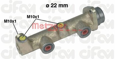 Metzger Hauptbremszylinder [Hersteller-Nr. 202-134] für Ford von METZGER