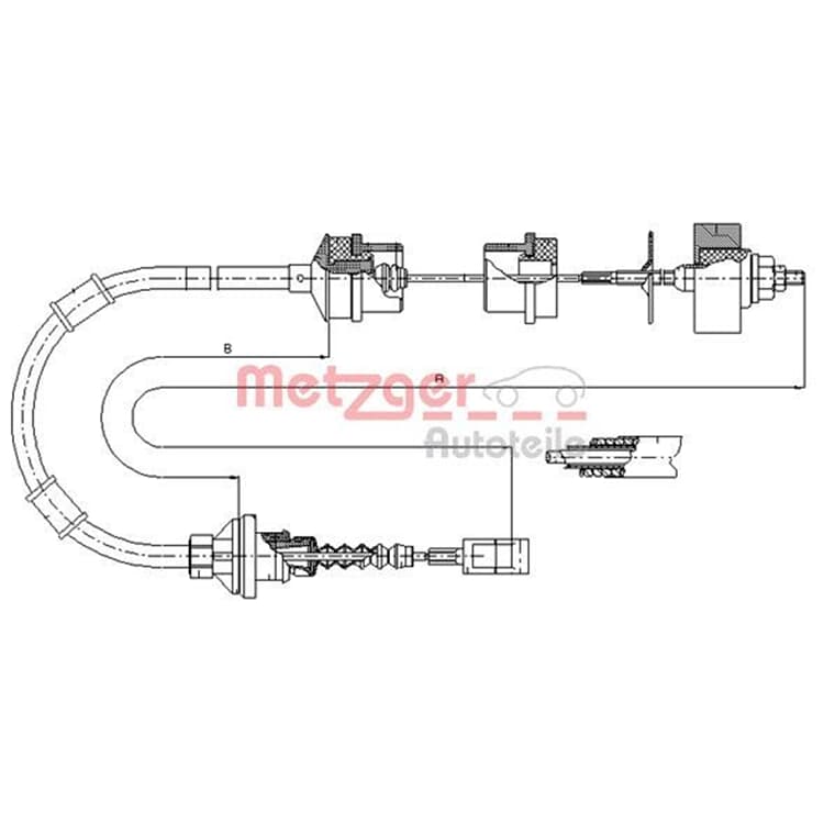 Metzger Kupplungsseil Citroen Jumper Fiat Ducato Peugeot Boxer von METZGER