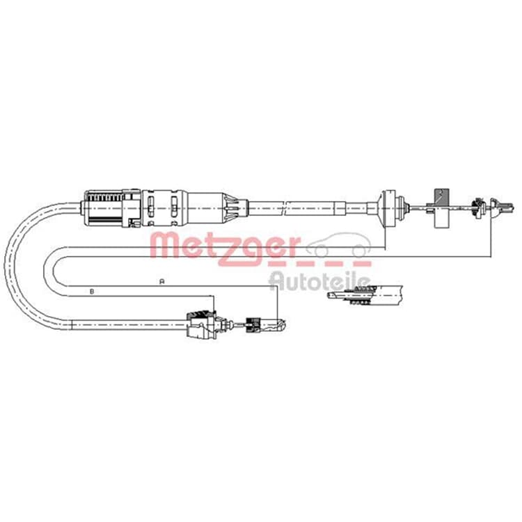 Metzger Kupplungsseil Renault Espace von METZGER