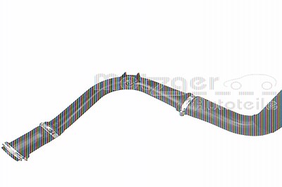 Metzger Ladeluftschlauch [Hersteller-Nr. 2400620] für Renault von METZGER