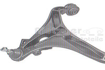 Metzger Lenker, Radaufhängung [Hersteller-Nr. 58121601] für Dodge, Jeep von METZGER