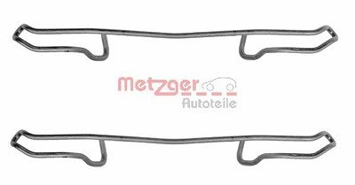 Metzger Montagesatz Bremsbeläge Scheibenbremse vorne [Hersteller-Nr. 109-1100] für Gm Korea, Opel von METZGER