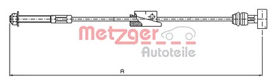 Metzger Seilzug, Feststellbremse [Hersteller-Nr. 11.5452] für Ford, Mazda von METZGER