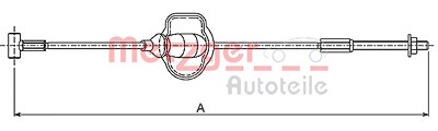 Metzger Seilzug, Feststellbremse [Hersteller-Nr. 10.5416] für Ford von METZGER