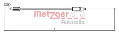 Metzger Seilzug, Feststellbremse [Hersteller-Nr. 10.7621] für Ford, Seat, VW von METZGER