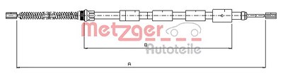 Metzger Seilzug, Feststellbremse [Hersteller-Nr. 10.645] für Peugeot von METZGER