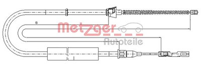 Metzger Seilzug, Feststellbremse [Hersteller-Nr. 10.7507] für Audi von METZGER