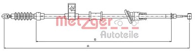 Metzger Seilzug, Feststellbremse [Hersteller-Nr. 10.8223] für Volvo von METZGER